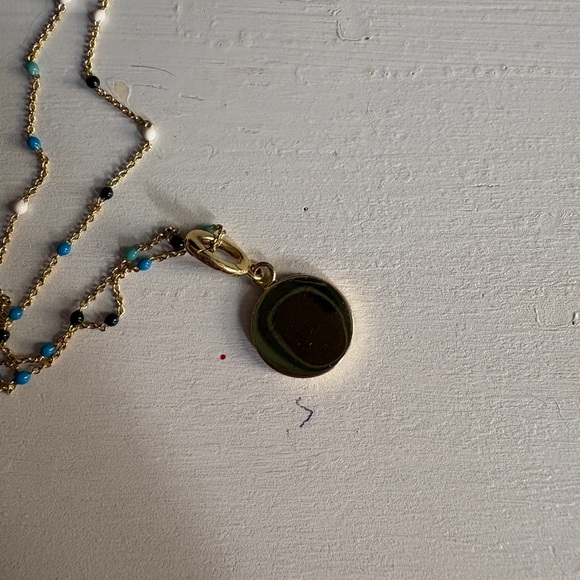 Gorjana Blue Evil Eye Beaded Necklace - Picture 4 of 4